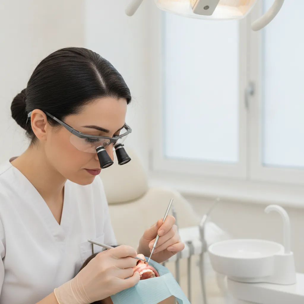 Application de composite dentaire esthétique par le Dr Bouchra Bouslikhane pour corriger des imperfections mineures à Rabat
