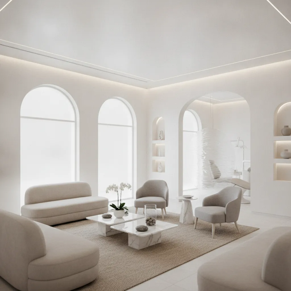 Intérieur moderne et accueillant du cabinet dentaire Bô Sourire Agdal Rabat