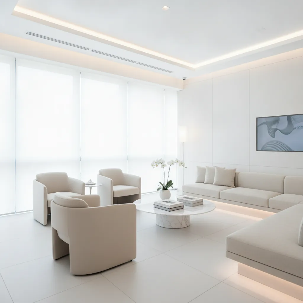 Intérieur moderne du Cabinet Dentaire Bô Sourire Agdal Rabat