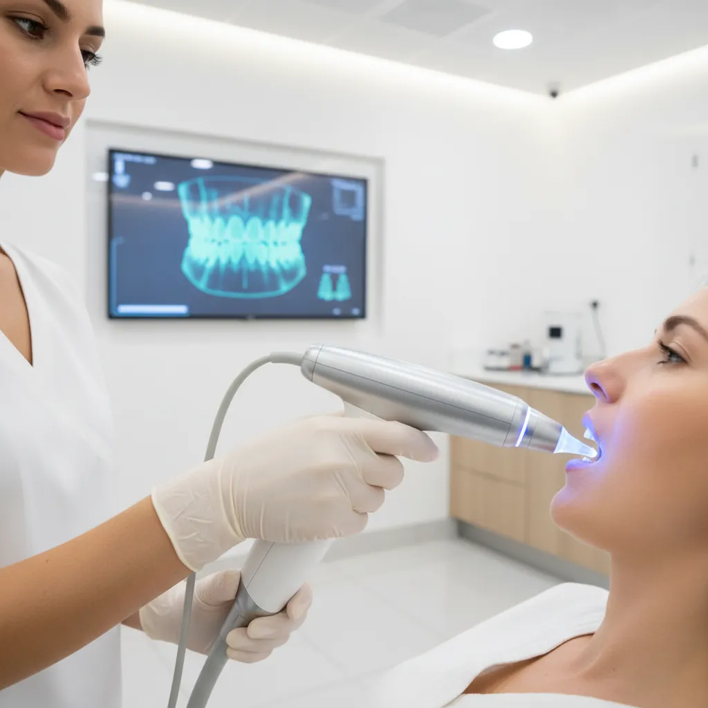 Patient souriant après traitement dentaire au Centre Bô Sourire