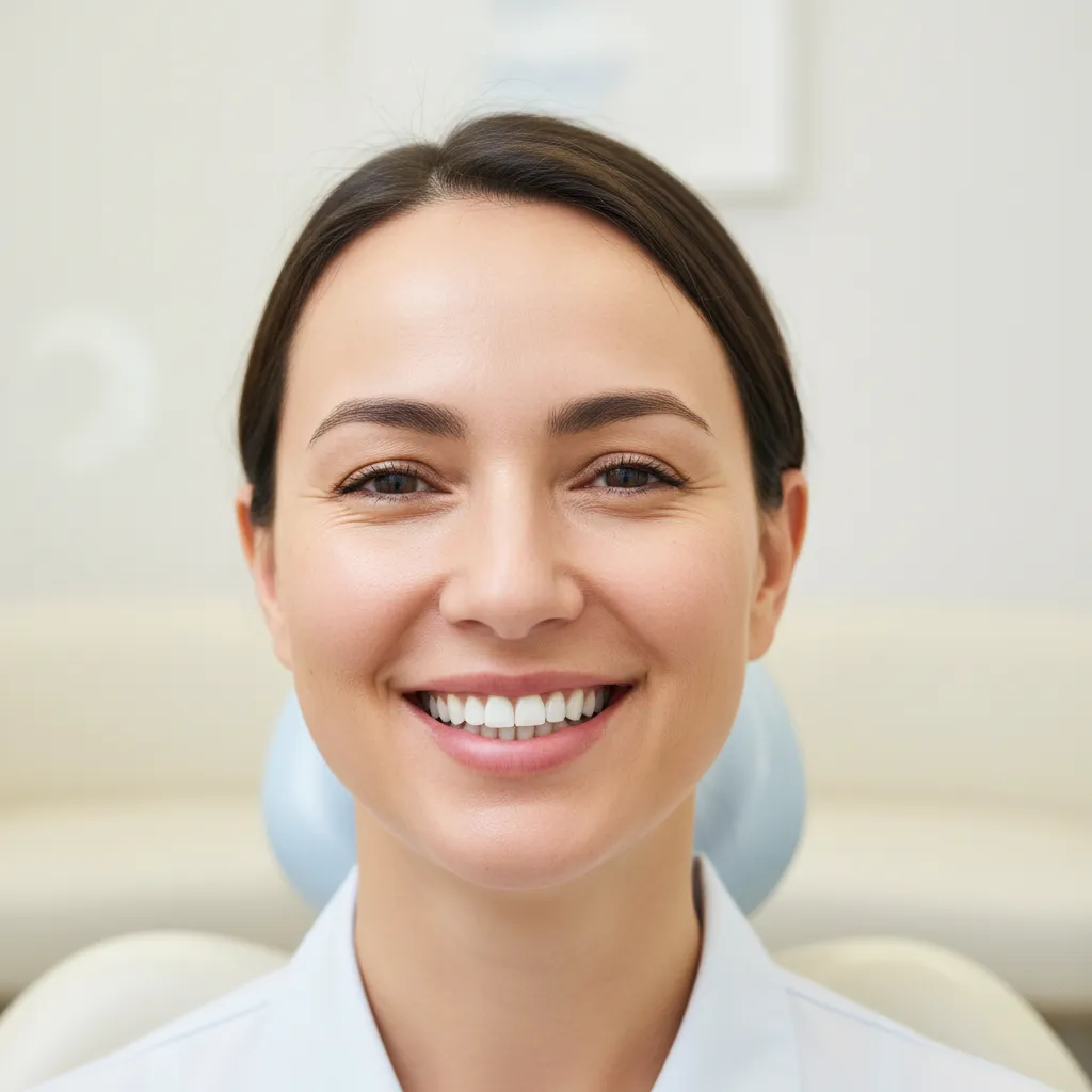 Sourire éclatant d'un patient après des soins dentaires de qualité à Bô Sourire